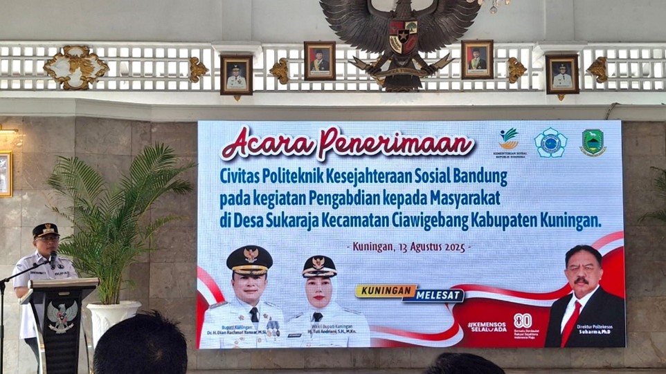 Penerimaan civitas akademika POLTEKESOS Bandung oleh Bupati Kuningan